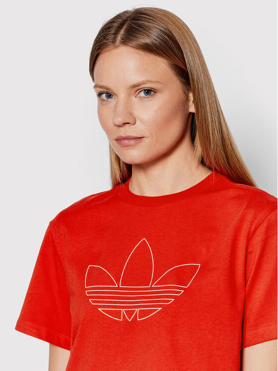 adidas adidas Футболка HK5175 Червоний Loose Fit