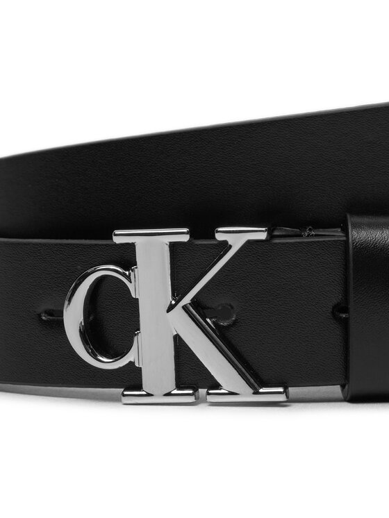 Calvin Klein Jeans Calvin Klein Jeans Cintura da donna Round Mono Plaque Lthr Belt 25Mm K60K612271 Nero