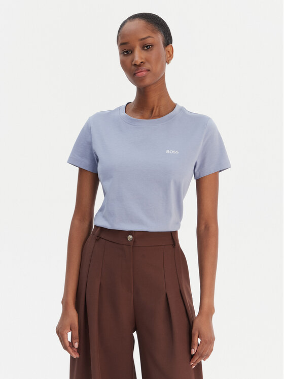 BOSS BOSS T-särk Esogo 50506973 Sinine Slim Fit