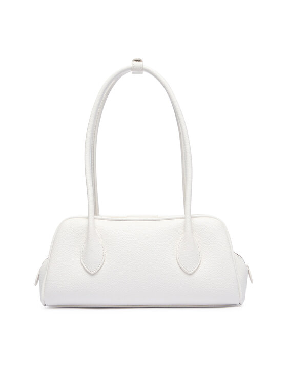 Calvin Klein Calvin Klein Käekott Quilted Nylon Medium Shoulder Ba LV04F3743G Valge