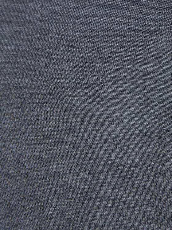 Calvin Klein Calvin Klein Bluză cu gât Superior K10K110420 Gri Slim Fit
