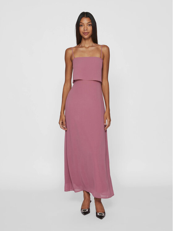 Vila Vila Abendkleid Milina 14094089 Rosa Regular Fit