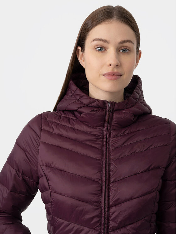 4F 4F Prechodná bunda 4FAW23TDJAF225 Fialová Slim Fit