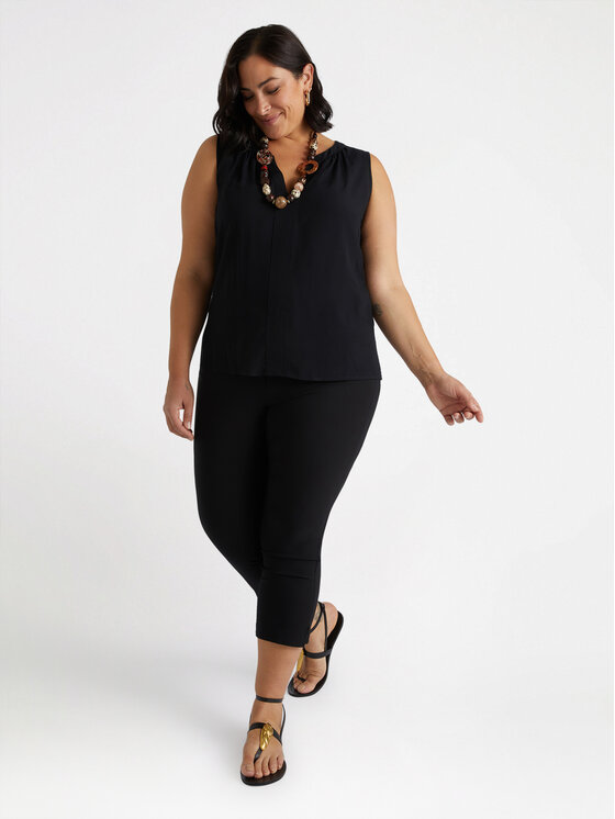Fiorella Rubino Fiorella Rubino Bluzka 2765T002258N033 Czarny Regular Fit