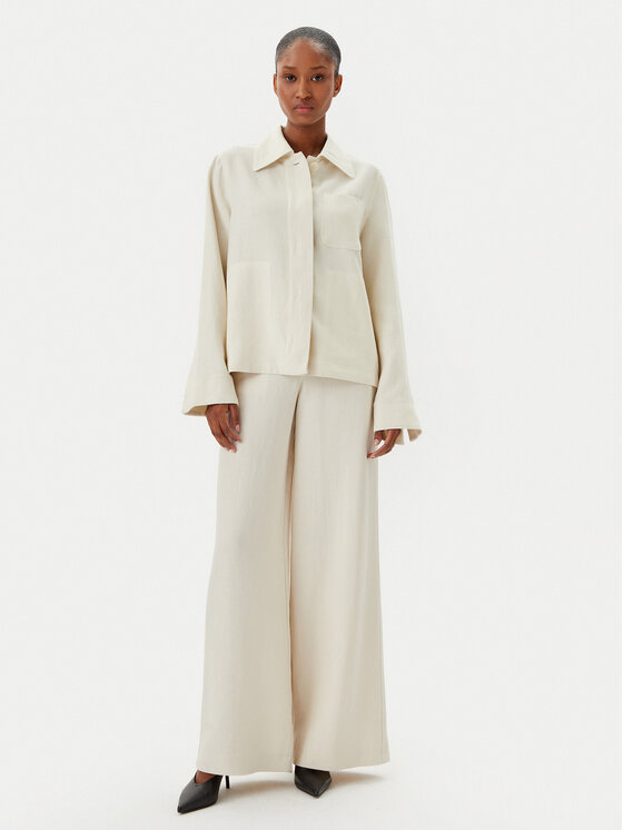 Marc O'Polo Marc O'Polo Hemd 503 0066 74035 Beige Regular Fit