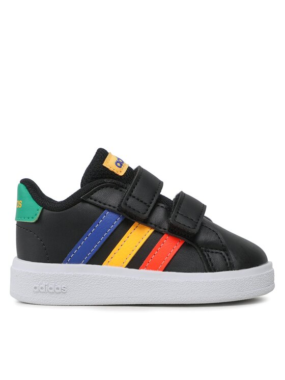 adidas adidas Sneakersy Grand Court Lifestyle Hook and Loop Shoes HP8918 Černá