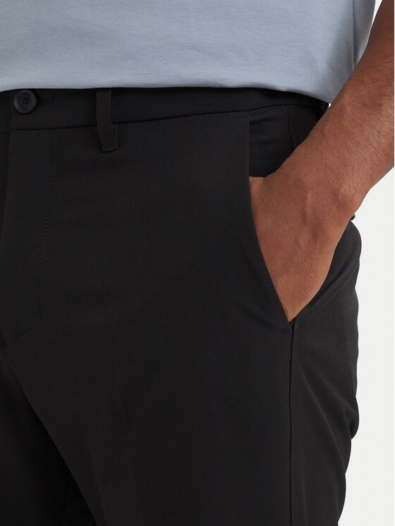 BOSS BOSS Текстилни панталони T_Commuter 50534303 Черен Slim Fit