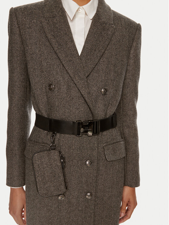 Elisabetta Franchi Elisabetta Franchi Зимно палто CP-00-246E2-V1000 Сив Regular Fit