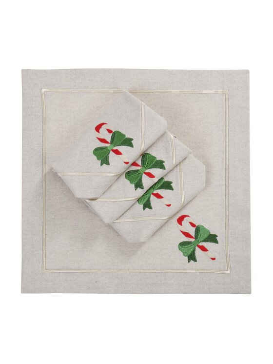 Roseberry Home Roseberry Home Serwetki Mistletoe Mirha Beżowy