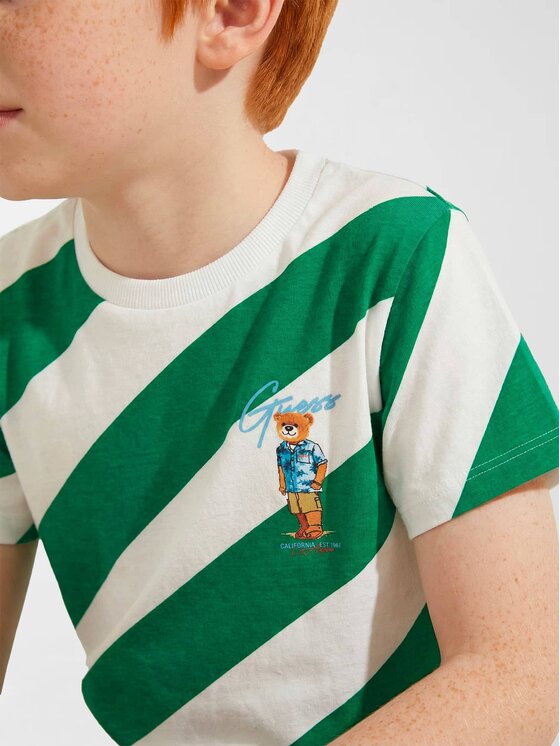 Guess Kids Guess Kids T-Shirt 182570 Πράσινο Classic Fit