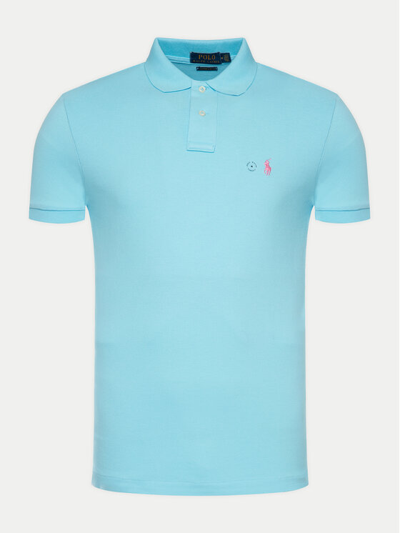 Polo Ralph Lauren Polo Ralph Lauren Polokošeľa Core Replen 710782592 Modrá Custom Slim Fit