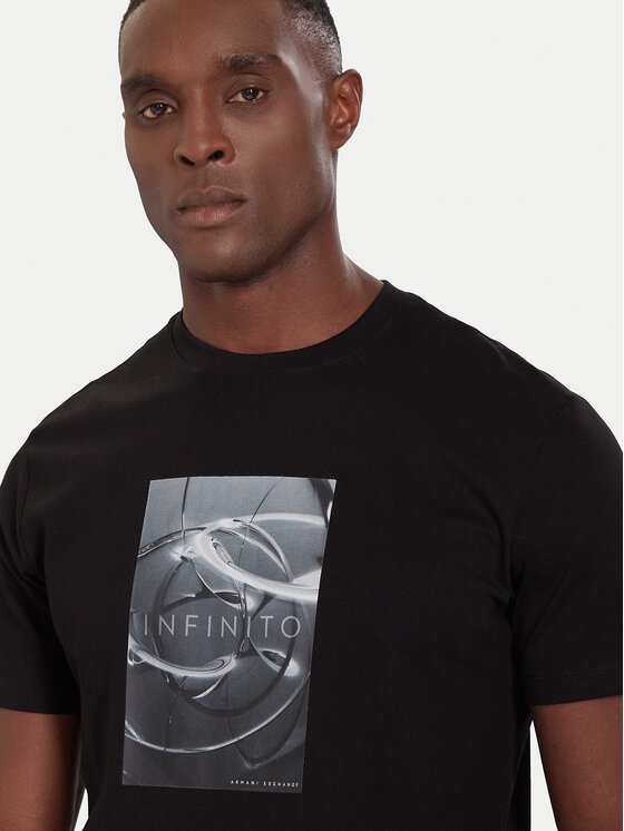 Armani Exchange Armani Exchange Tričko XM001470 AF10362 UC001 Čierna Regular Fit