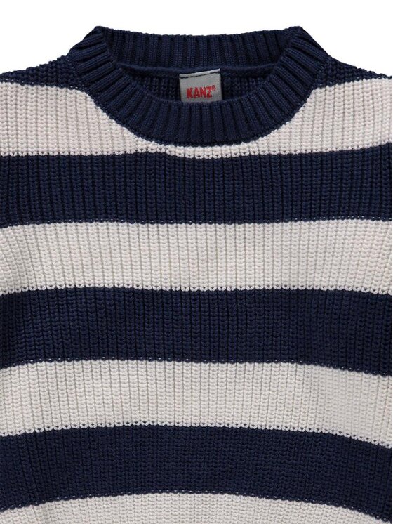 Kanz Kanz Sweter 2123487-0001 Kolorowy Basic Fit