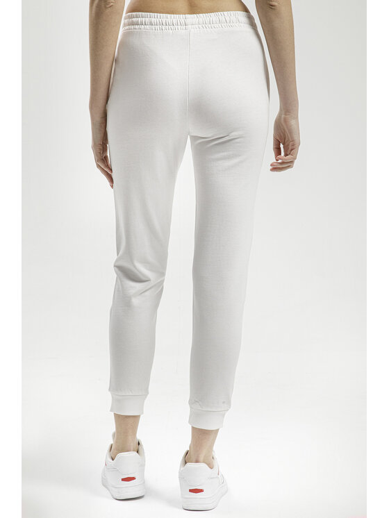 Cross Jeans Cross Jeans Spodnie dresowe 80128-252 Biały Regular Fit