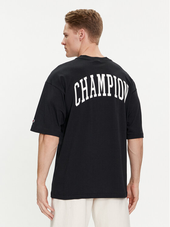 Champion Champion Футболка 219855 Чорний Custom Fit