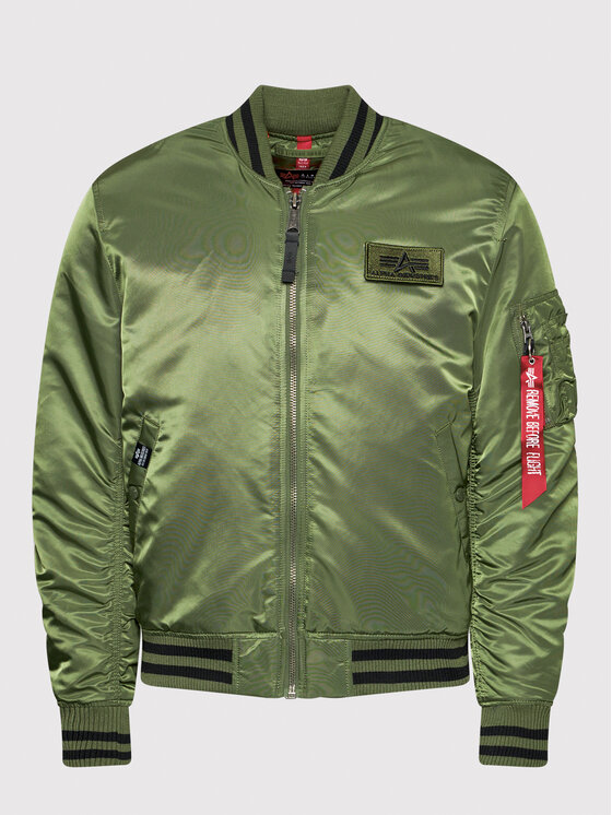 Alpha Industries Alpha Industries Bomber striukė College 118112 Žalia Regular Fit