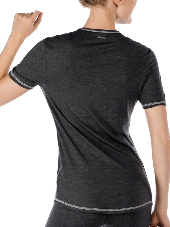 Skiny Skiny Tričko 082872 Sivá Slim Fit