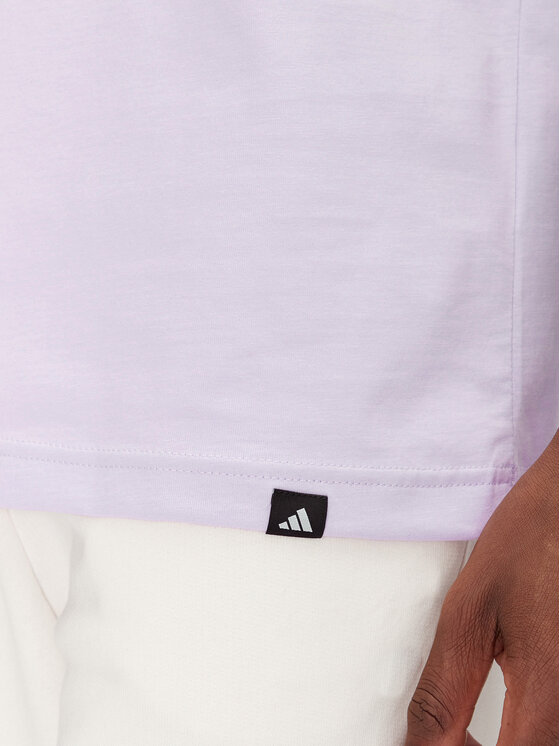 adidas adidas Tricou Lounge Slides Graphic Pocket JM0375 Violet Regular Fit