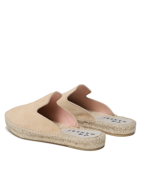 Manebi Manebi Espadryle Suede Mules M 1.1 M0 Beżowy