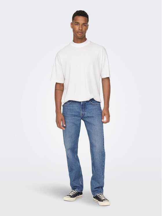 Only & Sons Only & Sons Farmer Edge 22024939 Kék Loose Fit