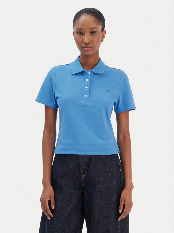 Tommy Hilfiger Tommy Hilfiger Polo 1985 WW0WW43225 Blu Slim Fit
