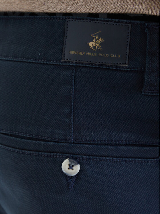 Beverly Hills Polo Club Beverly Hills Polo Club Riidest püksid W126-BHMTR-1066-19X Tumesinine Regular Fit