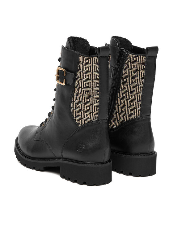 Remonte Remonte Schnürschuhe D8658-03 Schwarz
