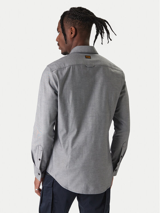 G-Star Raw G-Star Raw Hemd Bristum 2.0 D23553 E071 Grau Slim Fit