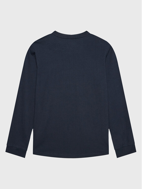 Quiksilver Quiksilver Blúz Script Talk EQBZT04514 Sötétkék Regular Fit