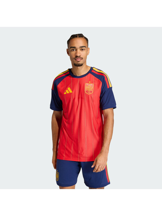 adidas adidas Koszulka techniczna Spain 26 Home Authentic Jersey Czerwony Slim Fit