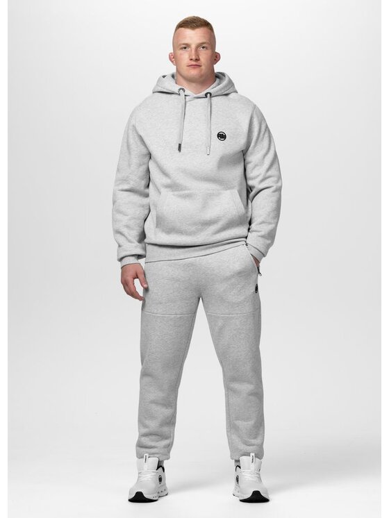 PITBULL PITBULL Bluza SMALL LOGO Szary Regular Fit