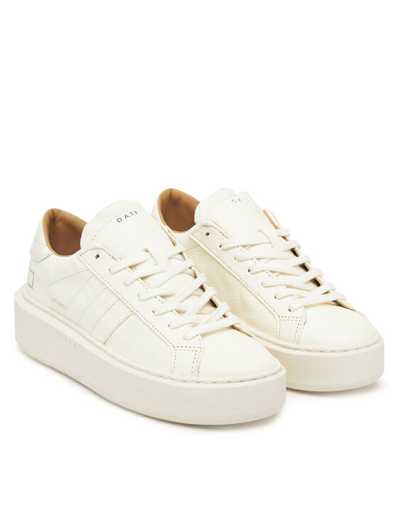D.A.T.E. D.A.T.E. Sneakersy Hill Low Platform W431-HP-MN Écru