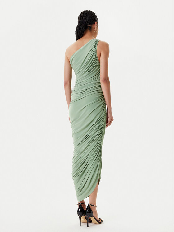 NORMA KAMALI NORMA KAMALI Sukienka koktajlowa KK1253PL287835 Zielony Slim Fit