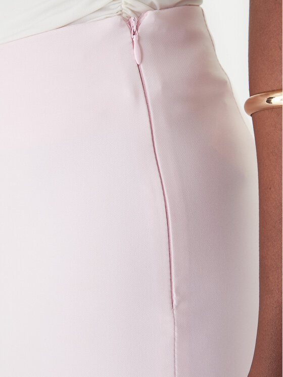 Rinascimento Rinascimento Kalhoty z materiálu CFC0128641003 Růžová Slim Fit