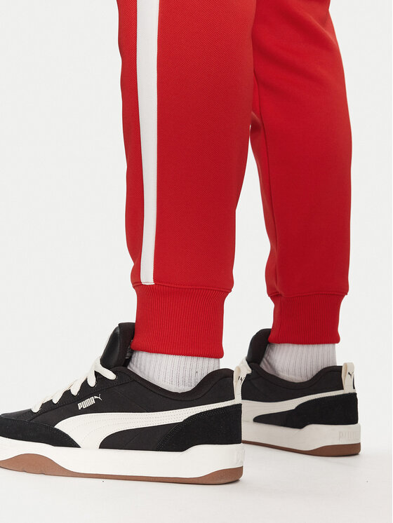 Puma Puma Spodnie dresowe T7 Always On 629588 Czerwony Regular Fit