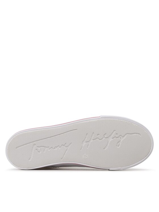 Tommy Hilfiger Tommy Hilfiger Scarpe da ginnastica High Top Lace-Up T3A9-32679-0890 S Bianco