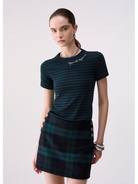 Liu Jo Liu Jo T-shirt WF6439J3988D3050 Verde Slim Fit