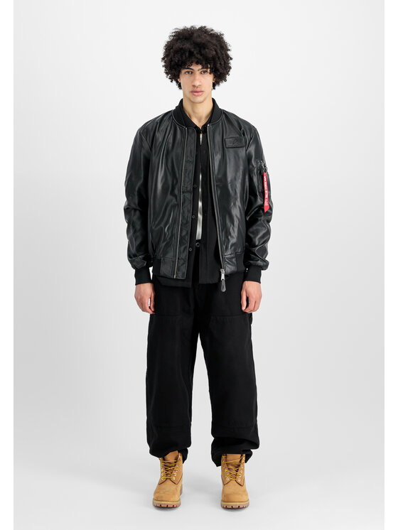 Alpha Industries Alpha Industries Kurtka bomber AI.106108-03-M Czarny Slim Fit