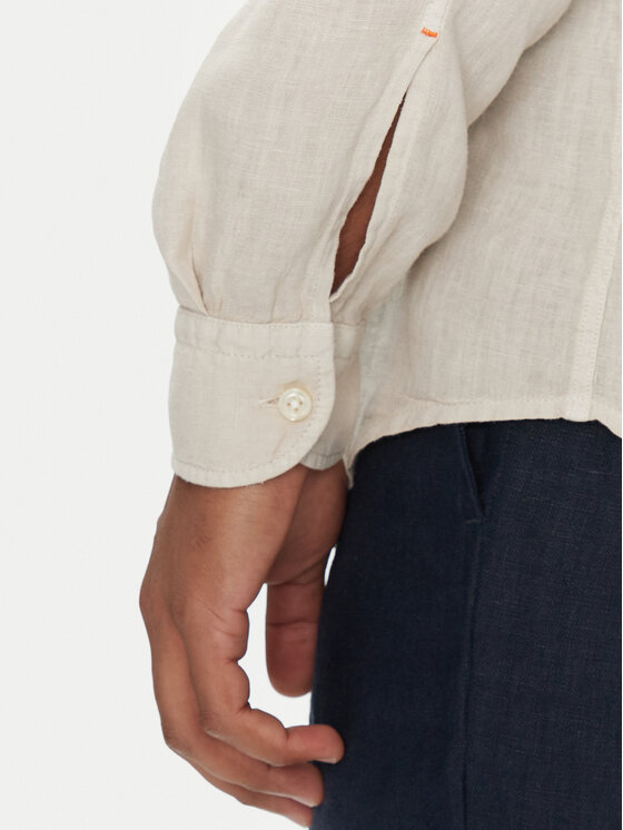 BOSS BOSS Särk 50537369 Beež Regular Fit