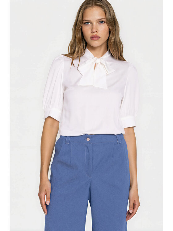NIFE NIFE Kalhoty z materiálu SD141 Wide Leg