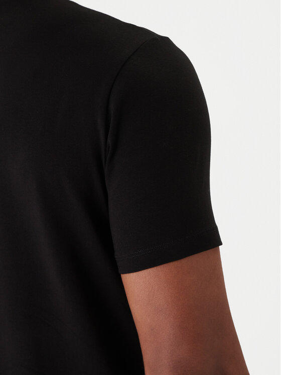 KARL LAGERFELD KARL LAGERFELD Marškinėliai 755402 554235 Juoda Slim Fit