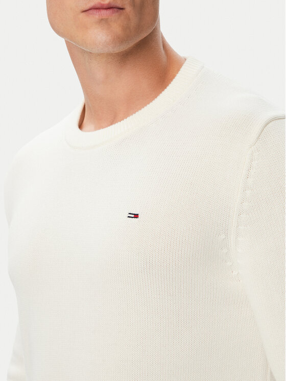 Tommy Jeans Tommy Jeans Maglione DM0DM21787 Crema Regular Fit