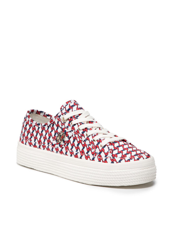 Tommy Hilfiger Tommy Hilfiger Tenisice Th Corporate Vulc Sneaker FW0FW05804 Crvena