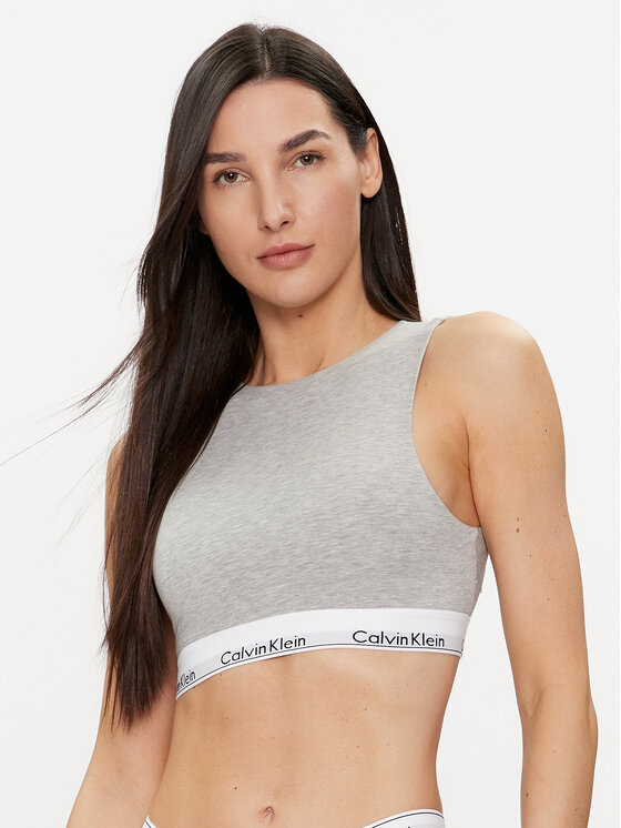 Calvin Klein Underwear Podprsenkový top 000QF7626E Sivá
