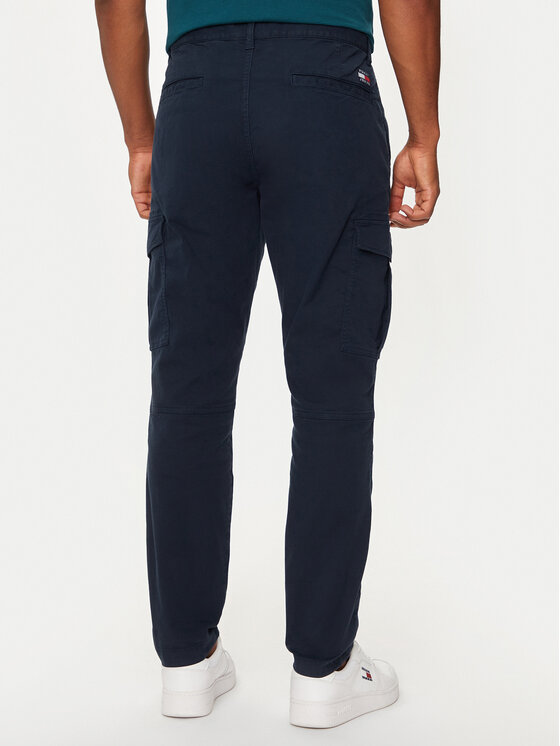 Tommy Jeans Tommy Jeans Spodnie materiałowe Austin DM0DM20750 Granatowy Slim Fit