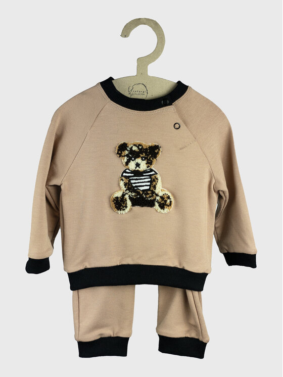 Jamiks Jamiks Tepláková souprava Leslie JZF272 Hnědá Regular Fit