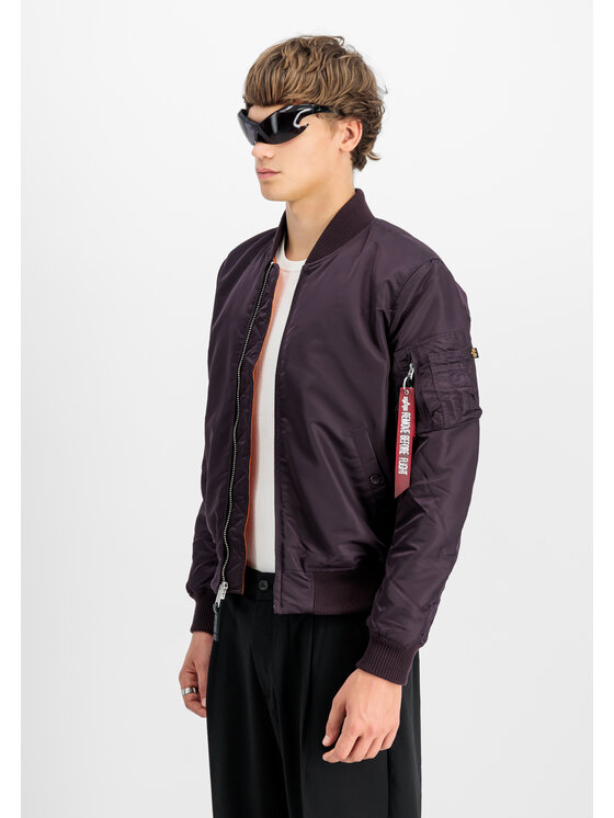 Alpha Industries Alpha Industries Kurtka bomber MA-1 VF 59 Vintage Fit Bomber Jacket Fioletowy Slim Fit