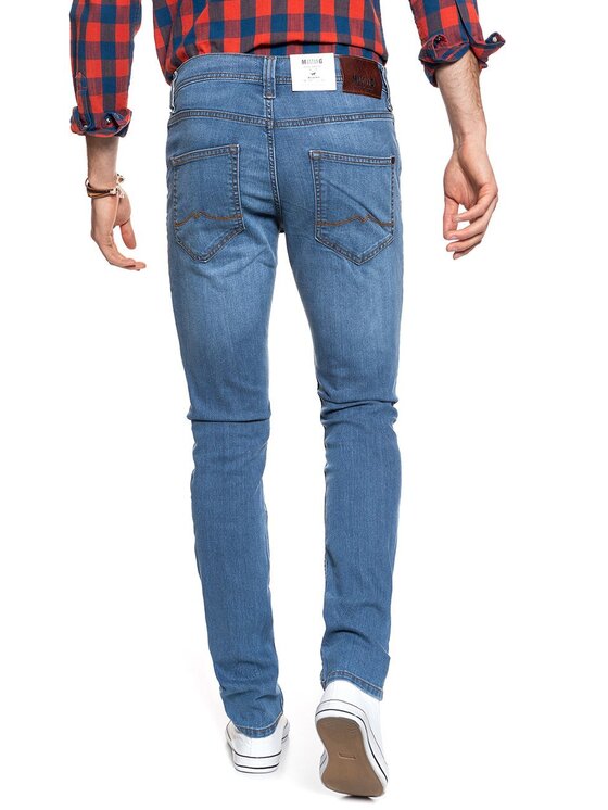 Mustang Mustang Jeansy BOSTEN Niebieski Slim Fit