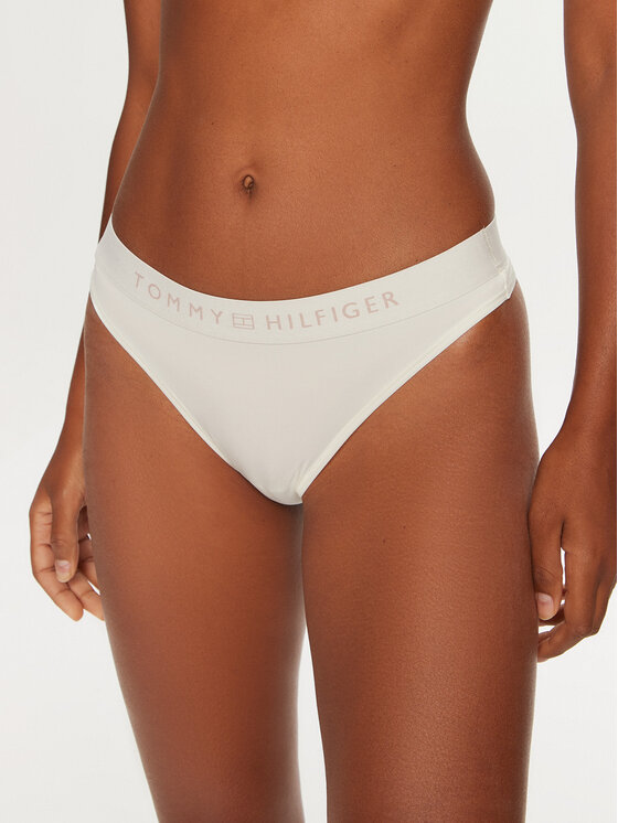 Tommy Hilfiger Tommy Hilfiger Стрінги UW0UW05510 Écru