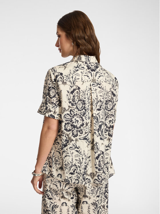 Elena Mirò Elena Mirò Camicia 5011P100320N001 Nero Boxy Fit